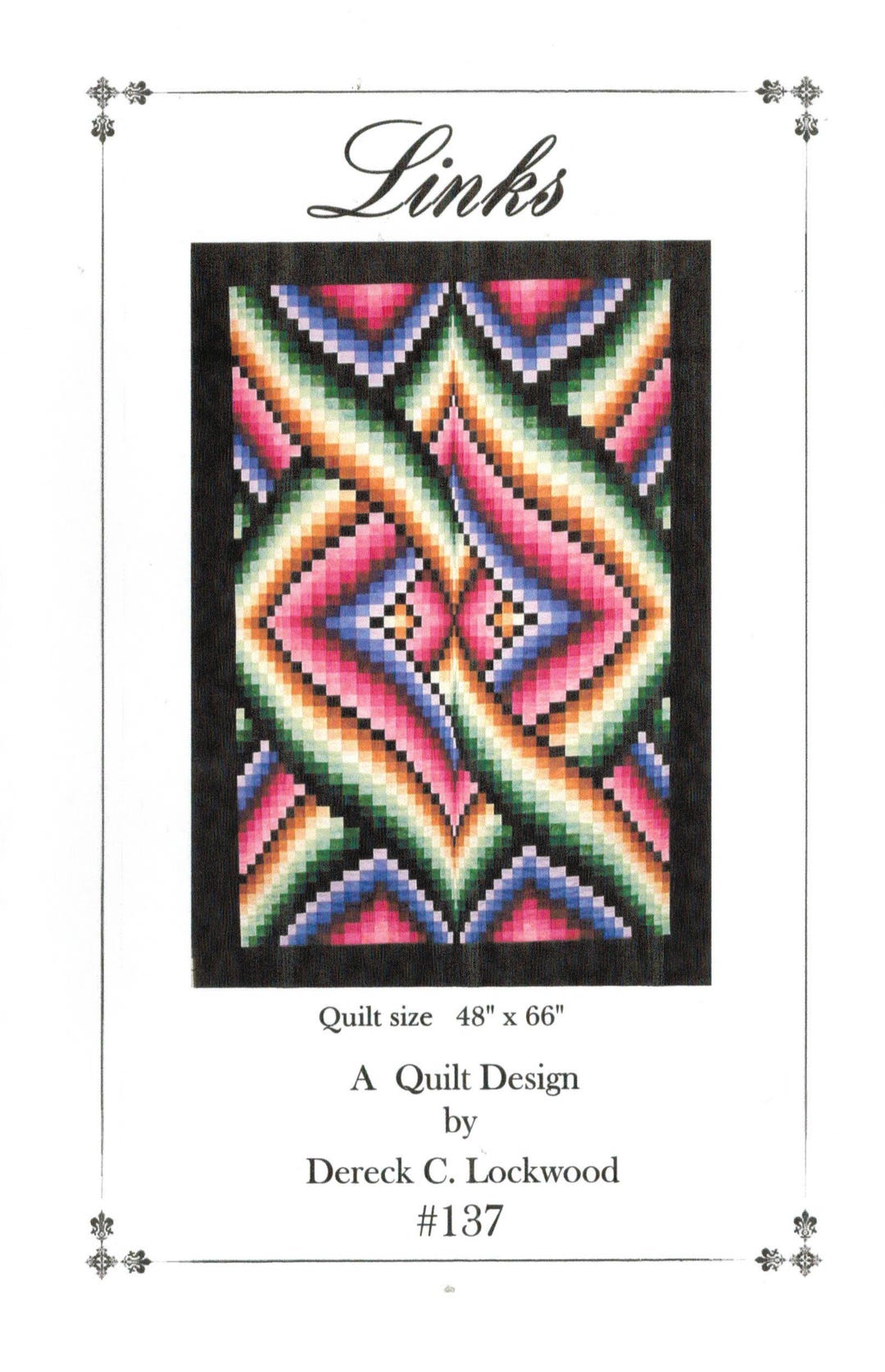 Sale! Links Quilt Pattern - A Strip Pieced Quilt by Dereck C. Lockwood ...