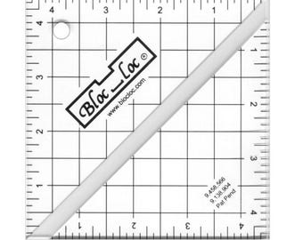 Bloc Loc Half Square Triangle Ruler 4.5" x 4.5"