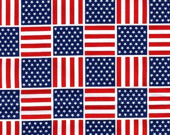 Stars and Stripes Patriotic Flag Cotton Fabric - Galaxy Patriotic Prints - GALPAT 49685 - By the Yard or Half Yard