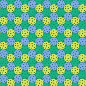 Pickleball Playtime - Pickleballs - Cotton Fabric - by Paintbrush Studio Fabrics PSF120-25084