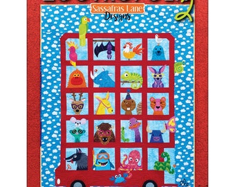 Zootropolis 2 Animal Applique Quilt Pattern Book - Quilt and Pillow Patterns - Sassafras Lane Designs - Shayla Wolf Designer