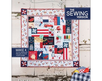 CLEARANCE! Red, White & Bloom Kimberbell - Quilt Pattern and Project Book - Sewing Version - by Kim Christopherson