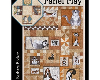 Panel Play Quilt Pattern Book Cozy Quilt Designs and Barbara Becker