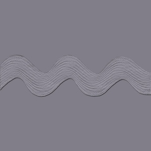 Jumbo Ric Rac 1.375&quot; by the Yard - Grey - Mommy and Me Quilt Trim