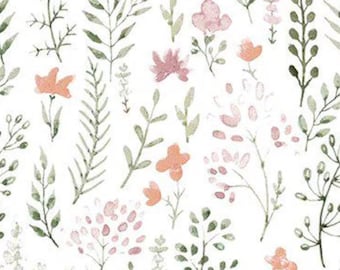 Wildflowers Woodland Nursery FLANNEL Fabric by Springs Creative