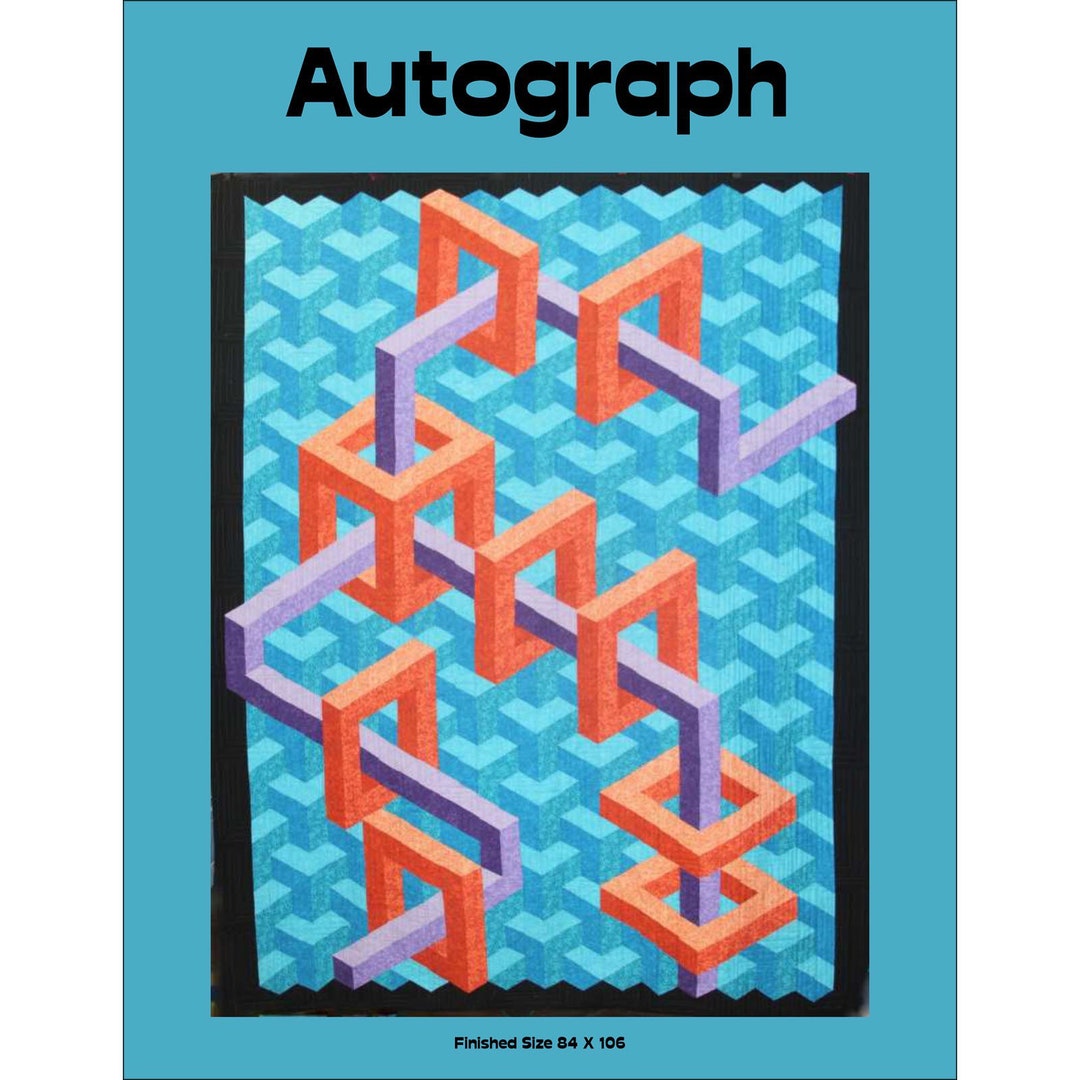 Buy AUTOGRAPH Quilt Pattern by Fabric Therapy the Quilter's Online in ...