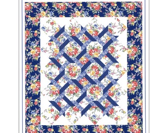 Cherry Lemonade Garden Twist Quilt Pattern - Vendor In the Beginning PATTERN ONLY