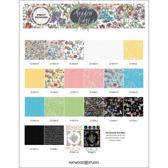  5 x 5 Inches(13cm x 13cm) Charm Packs Cotton Fabric Squares,Precut  Quilting Floral Fabric Bundles for Craft DIY