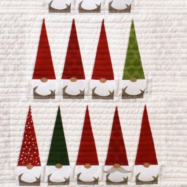 O Christmas Gnomes Quilt Pattern by Lisa Amundson
