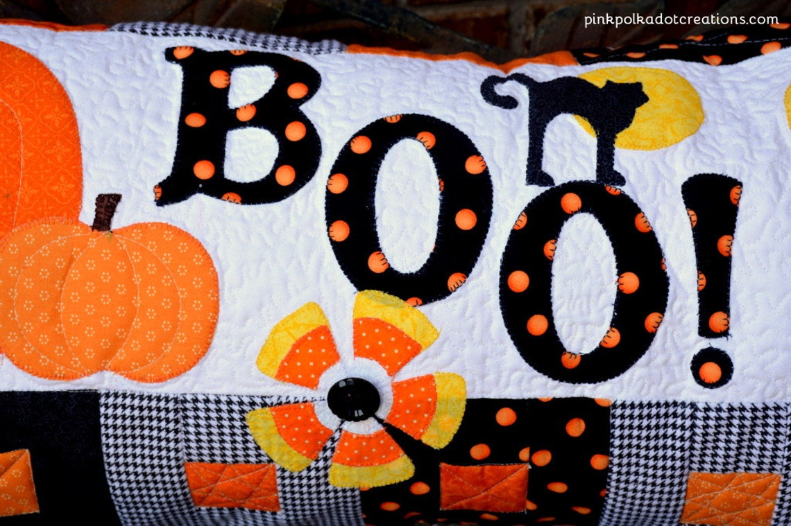 Kimberbell Halloween Boo Bench Pillow Embroidery Version CD Etsy