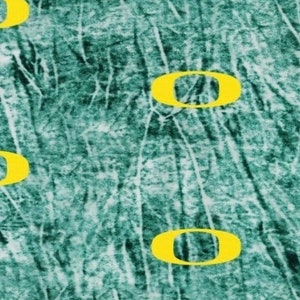 Tissu en coton de l'équipe des Ducks College de l'Université de l'Oregon par Sykel