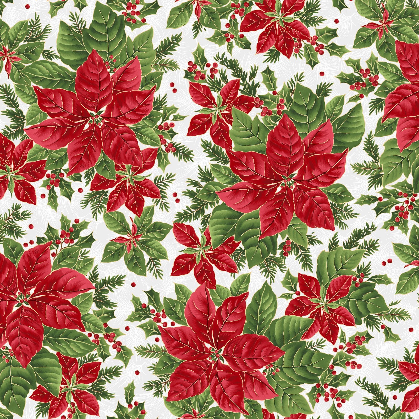 Evergreen Bows Christmas Fabric Jelly Roll 40 Precut Quilt Strips 2.5 X 44  100% Cotton Quilt Fabric by Maywood Studios 