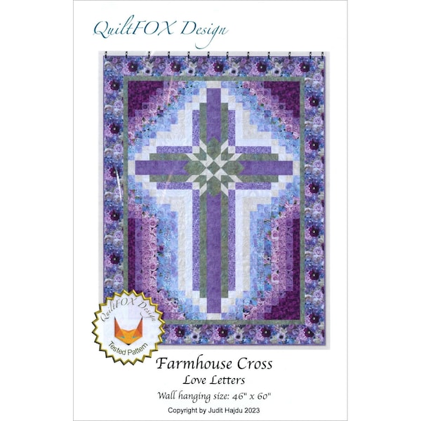 Farmhouse Cross Religious Christian QUILT PATTERN