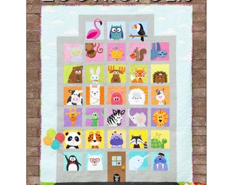 Zootropolis Animal Applique Quilt Pattern Book - Quilt and Pillow Patterns - Sassafras Lane Designs - Shayla Wolf Designer