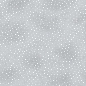 Comfy FLANNEL Print Grey and White Dots by A.E. Nathan Company - Small Polka Dot Flannel - NATCFP9527-99