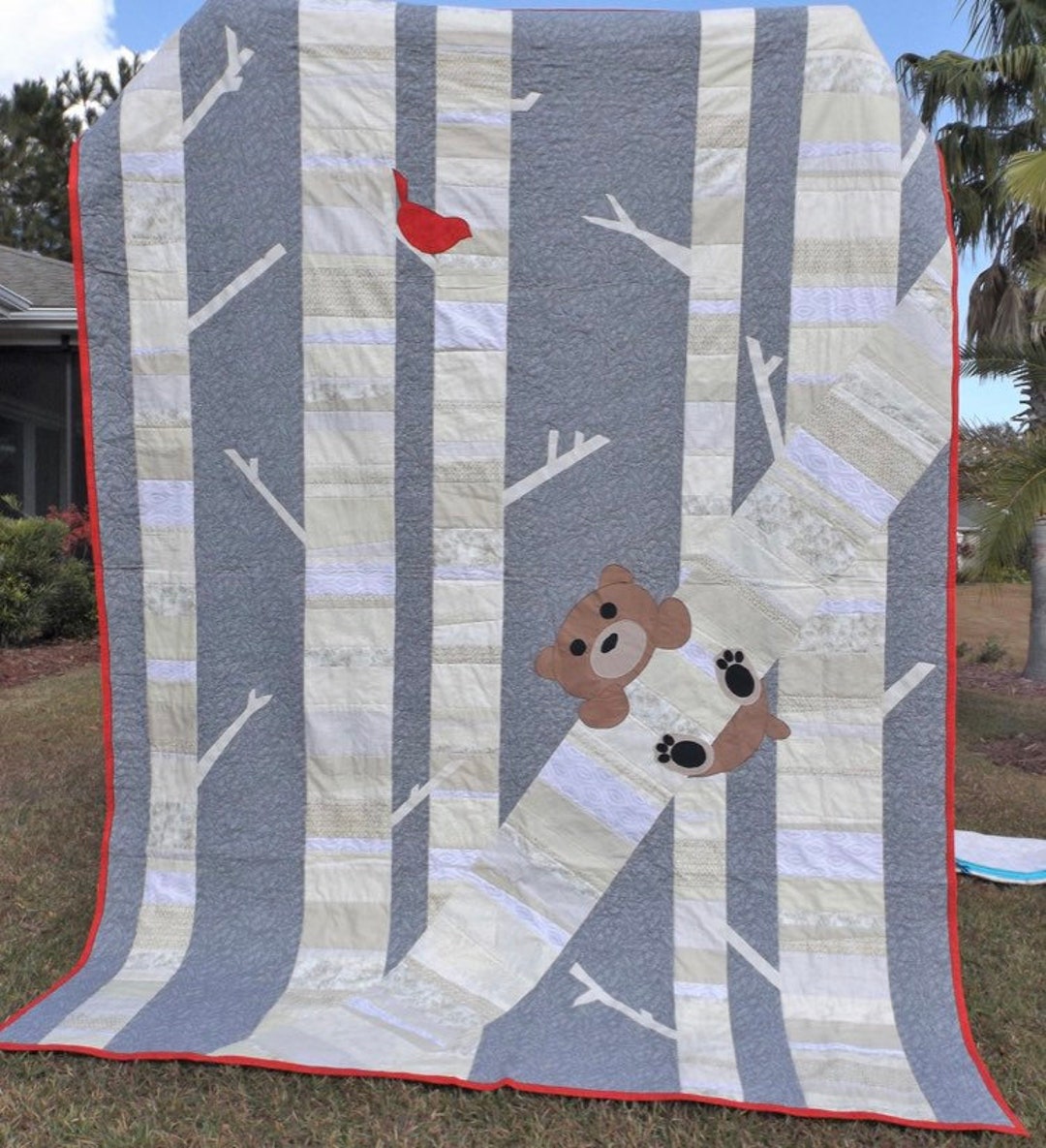 Timber Nursery Baby Quilt Pattern by Rebecca Linstrom Rachel image image