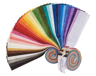 Halloween 2 Jelly Roll Pre Cut Strips Quilt Fabric 17 Pieces 2.5 Inch Cotton