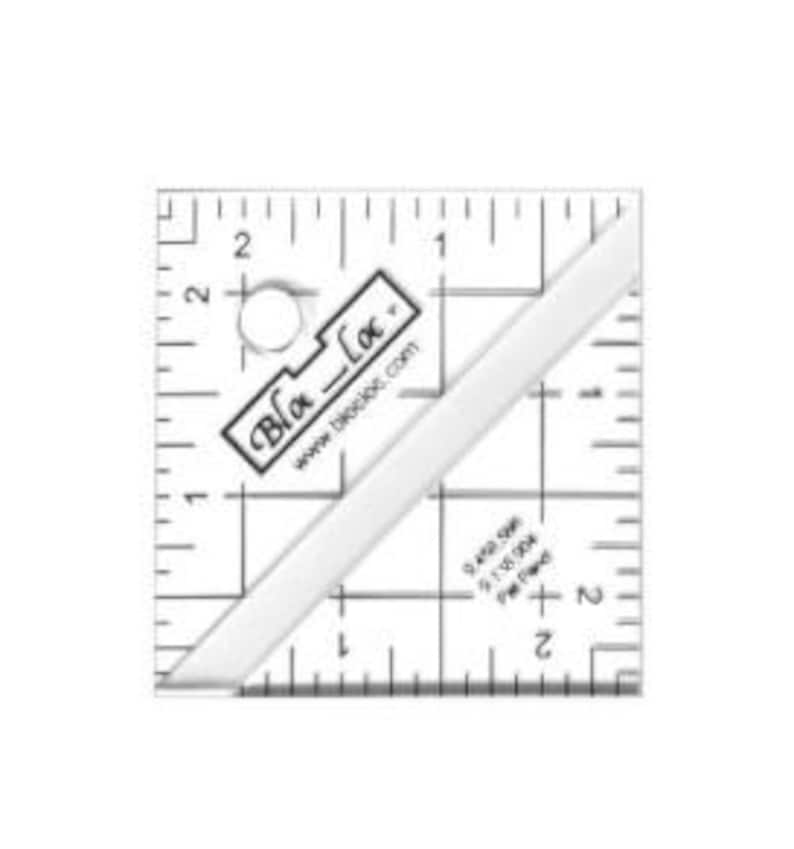 Bloc Loc Half Square Triangle Ruler - 2.5 Inch X 2.5 Inch - Etsy