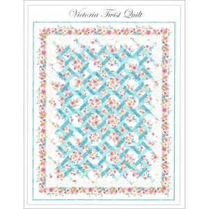 Victoria Garden Twist Quilt Pattern - Vendor: In the Beginning - PATTERN ONLY