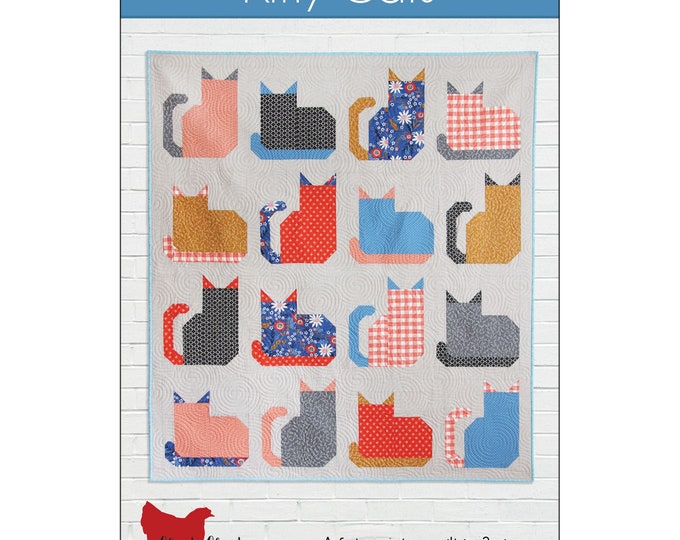 First Kiss Quilt PATTERN by Rachel Shelbourn Needling Inc. Featuring the Love is Fabric