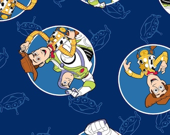 Disney Toy Story Aliens Cotton Fabric - by Springs Creative