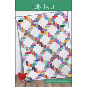 Quiltpatroon Jelly Twist van Allison Harris - Cluck Cluck Sew - vier maatopties - CCS211