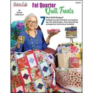Fat Quarter Quilt Treats Pattern Book by Donna Robertson