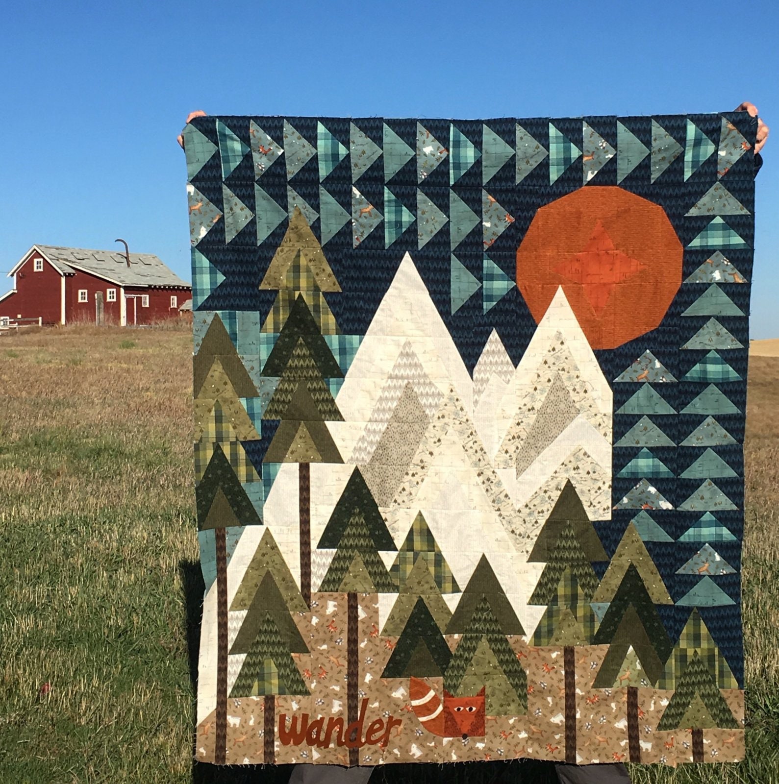 SALE The Mountains are Calling Quilt Pattern One Sister Etsy