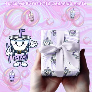 Opakowanie prezentowe – Tease Me Bubble Tea (3 arkusze)