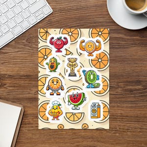 Stickers- Freshly Squeeze (Obst Charaktere)