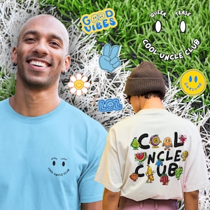 TShirt - Cool UNCLE Club (bestickt)