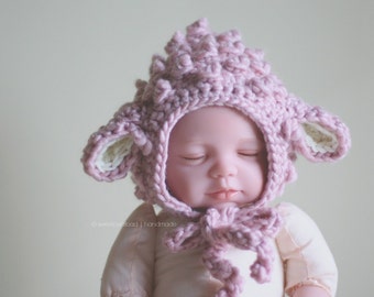 Lamb Hat - Pink Lamb Hat