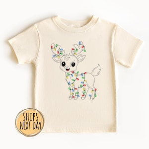 Cute Reindeer Christmas Shirt, Reindeer Kids Shirt, Christmas Kids Shirt, Christmas Gift Shirt, Baby Reindeer Shirt, Youth Christmas Shirt