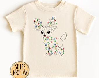 Cute Reindeer Christmas Shirt, Reindeer Kids Shirt, Christmas Kids Shirt, Christmas Gift Shirt, Baby Reindeer Shirt, Youth Christmas Shirt