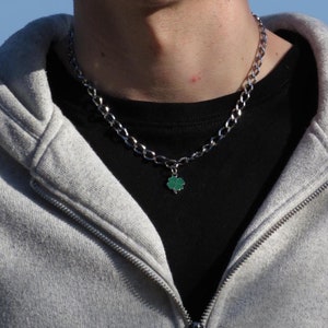 Łańcuszek z koniczynką na szczęście, idealny na prezent, konfigurowalny rozmiar, przyciągnie szczęście w 2025 roku dzięki temu amuletowi