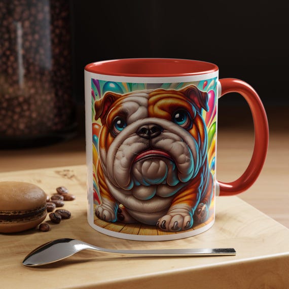 Charming Bulldog Coffee Mug Perfect Gift for Dog Lovers