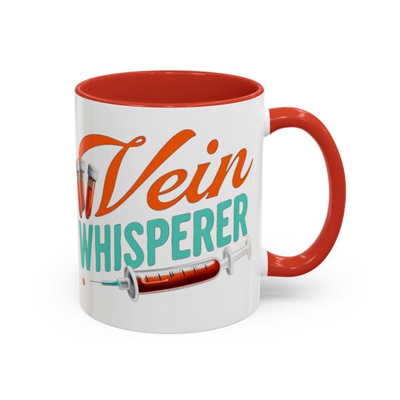 Large Coffee Mug - Vein Whisperer Funny Phlebotomist Coffee Mug - Perfect for Medical Professionals