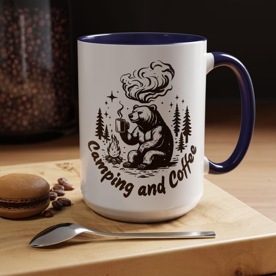Coffee Mug - Camping & Wilderness Adventure Drinkware, Perfect Nature Lover Gift, Stylish Campfire Cup for Morning Coffee