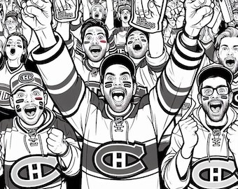 Montreal Canadiens Colouring Book