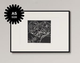 Heated Rivalry - Shane and Ilya - A5 Limited Edition Print
