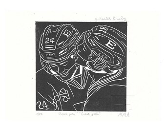 Heated Rivalry - Shane and Ilya - A5 Limited Edition Print
