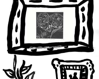 Rivalidad acalorada: Shane e Ilya - Impresión de edición limitada tamaño A5