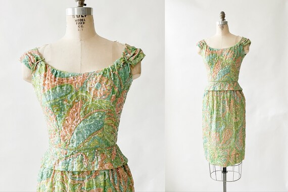 1950s Sequin Pat Sandler Vixen Dress