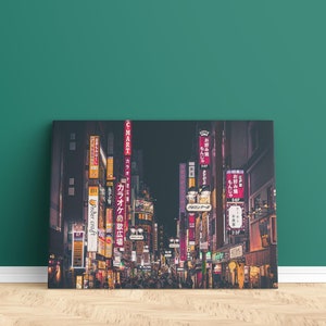 Tokyo Japan Canvas , Tokyo Japan Print, Tokyo Japan Poster, Tokyo Japan Wall Art, Tokyo Japan Wall Decor, Tokyo Japan Wall Art, Canvas Art