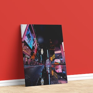 Stampa su tela Times Square, stampa Times Square, poster Times Square, arte murale Times Square, decorazione murale Times Square, arte murale Times Square