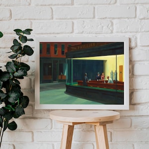 Edward Hopper Leinwand Wandkunst, hochwertiger Druck auf Leinwand, Edward Hopper Kunstdruck, Edward Hopper Leinwandkunst, Edward Hopper Wandkunst