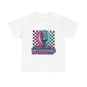 Christian Worship Unisex Tee, Inspirational Religious T-Shirt, Christian Apparel, Church Gift, Christian Worshipper Tee, Christian Gift