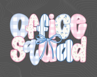 School Office Squad PNG: 新学期シャツのデザイン (デジタルダウンロード)