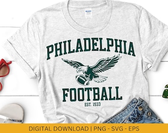 Philadelphia Eagles Football Fan SVG PNG: Game Day Apparel (Digital Download)