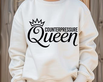 Reine de contre-pression PNG, naissance travailleur SVG, conception de soutien du travail de Doula, téléchargement numérique infirmière L D